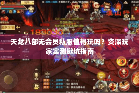 天龙八部无会员私服值得玩吗？资深玩家实测避坑指南