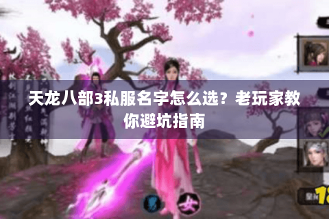 天龙八部3私服名字怎么选？老玩家教你避坑指南
