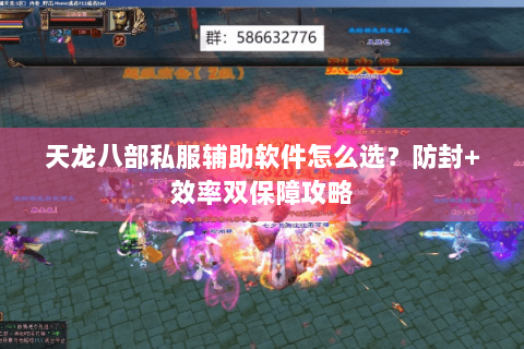 天龙八部私服辅助软件怎么选？防封+效率双保障攻略
