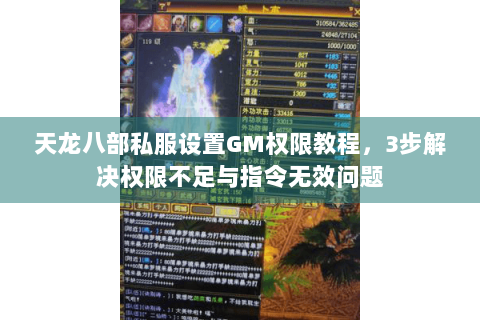 天龙八部私服设置GM权限教程，3步解决权限不足与指令无效问题