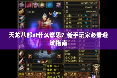 天龙八部sf什么意思？新手玩家必看避坑指南