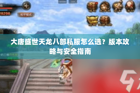 大唐盛世天龙八部私服怎么选？版本攻略与安全指南
