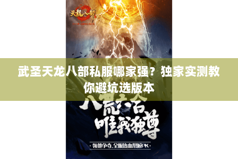 武圣天龙八部私服哪家强？独家实测教你避坑选版本