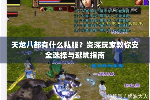 天龙八部有什么私服？资深玩家教你安全选择与避坑指南