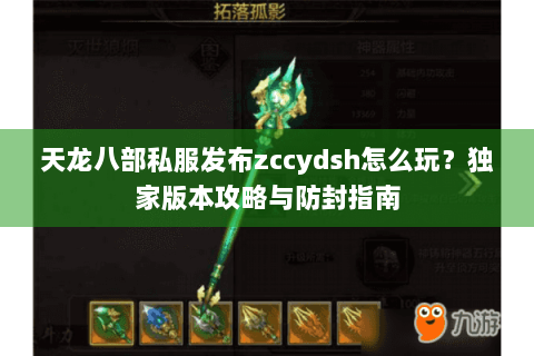 天龙八部私服发布zccydsh怎么玩？独家版本攻略与防封指南