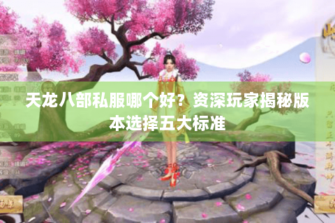 天龙八部私服哪个好？资深玩家揭秘版本选择五大标准