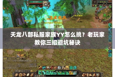 天龙八部私服家族YY怎么挑？老玩家教你三招避坑秘诀