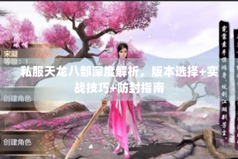 私服天龙八部深度解析，版本选择+实战技巧+防封指南