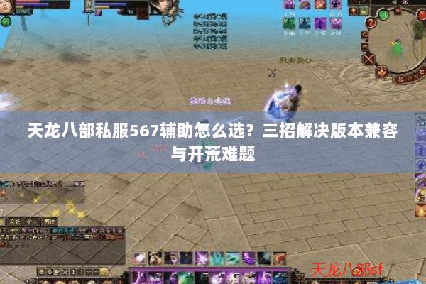 天龙八部私服567辅助怎么选？三招解决版本兼容与开荒难题
