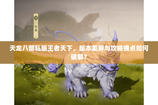 天龙八部私服王者天下，版本差异与攻略痛点如何破解？