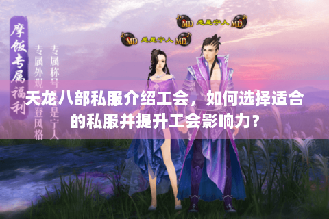 天龙八部私服介绍工会，如何选择适合的私服并提升工会影响力？