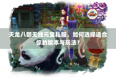 天龙八部无线元宝私服，如何选择适合你的版本与玩法？