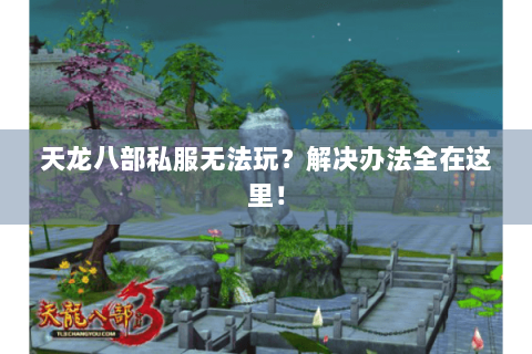 天龙八部私服无法玩？解决办法全在这里！