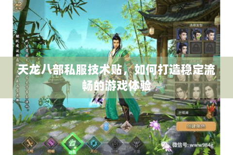 天龙八部私服技术贴，如何打造稳定流畅的游戏体验