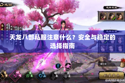 天龙八部私服注意什么？安全与稳定的选择指南