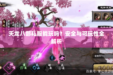 天龙八部私服能玩吗？安全与可玩性全解析