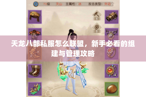 天龙八部私服怎么联盟，新手必看的组建与管理攻略