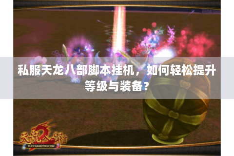 私服天龙八部脚本挂机，如何轻松提升等级与装备？