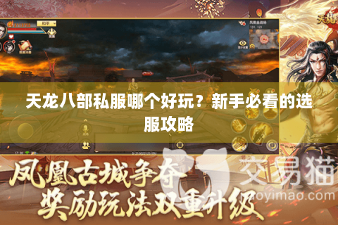 天龙八部私服哪个好玩？新手必看的选服攻略