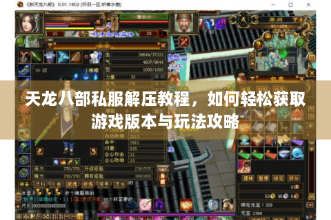 天龙八部私服解压教程，如何轻松获取游戏版本与玩法攻略