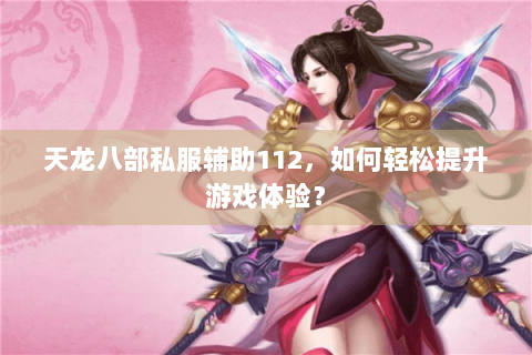 天龙八部私服辅助112，如何轻松提升游戏体验？